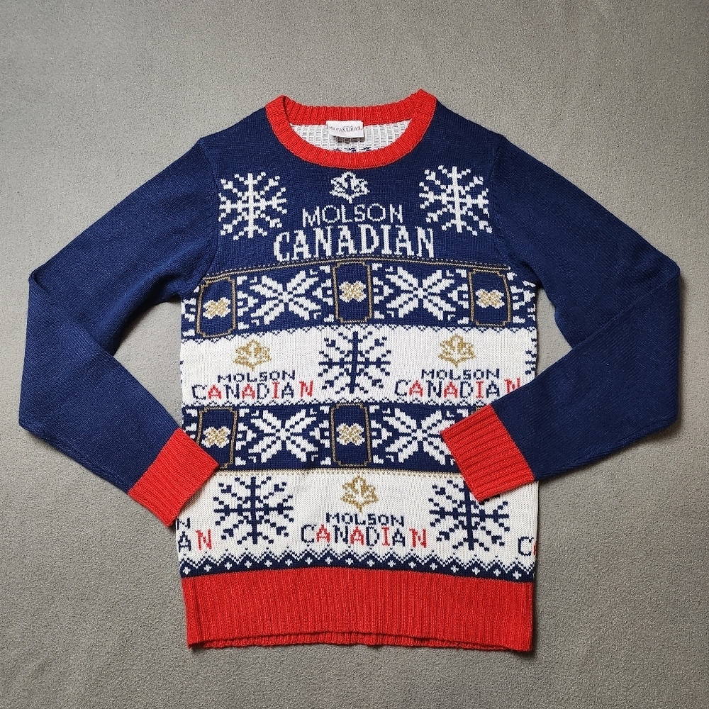 Molson Canadian Christmas Sweater - Ugly Christmas Sweater